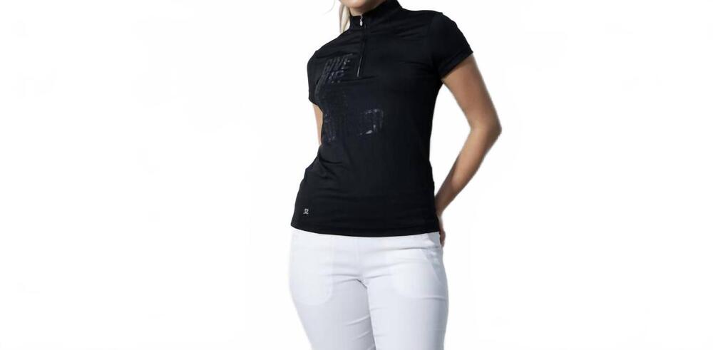 NEW DAILY SPORTS crotone cap polo shirt in black